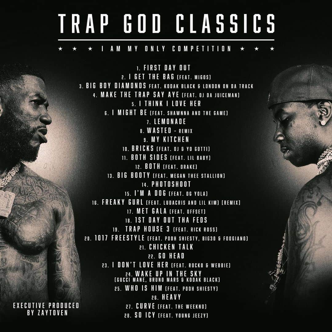 グッチ・メインのインスタグラム：「Trap God Classics out now go stream 🥶 link in bio」