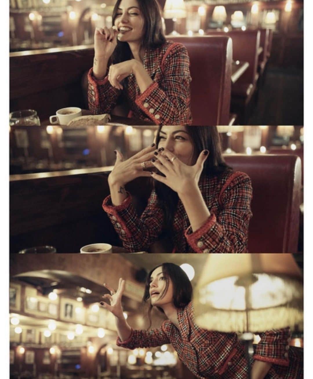 フィービー・トンキンのインスタグラム：「Tb #restaurants @chanelofficial @elleaus ♥️」