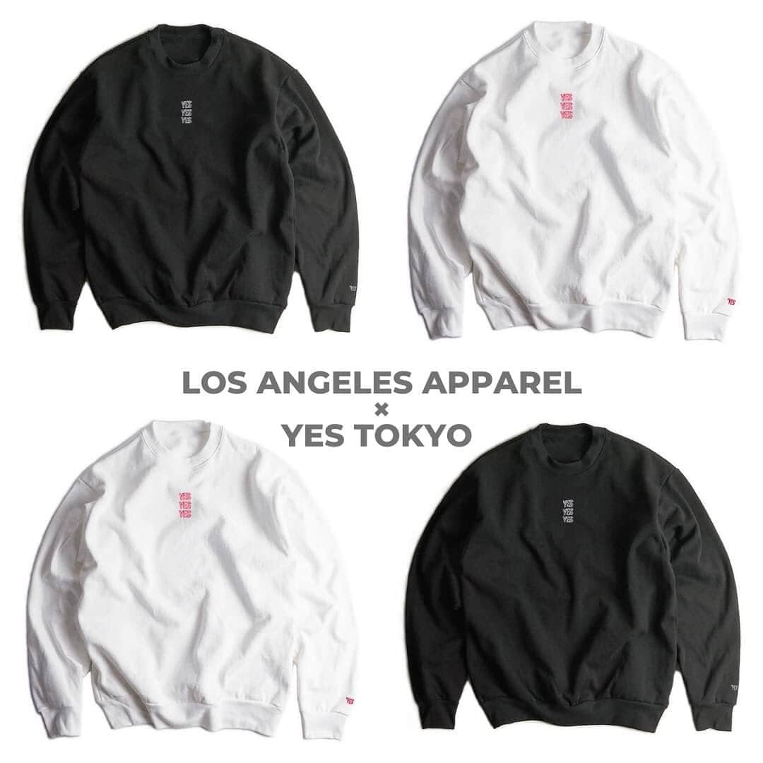 YES TOKYOさんのインスタグラム写真 - (YES TOKYOInstagram)「﻿ 【LOS ANGELES APPAREL×YES TOKYO】﻿ ﻿ ﻿ 11.22（SUN） pm12:00〜﻿ 【LOS ANGELES APPAREL×YES TOKYO】﻿ ﻿ コラボレーションアイテムを限定発売いたします。﻿ ﻿ フロントと袖口にYES TOKYOの刺繍をあしらった、﻿ シンプルでコーディネートしやすい1枚に仕上がりました。﻿ ﻿ 14オンスの肉厚な裏起毛で、耐久性&吸収性があり収縮しにくい素材です。﻿ ﻿ この製品は、米国で100％製造され、熟練された職人達によって、﻿プレミアムな素材と技術を使い、ロサンゼルスのサウスセントラルで作られています。﻿ ﻿ ﻿ ■14oz HEAVY FLEECE PULLOVER CREWNECK SWEATSHIRT﻿ ﻿ ・COLOR：WHITE×PINK（刺繍）/BLACK×WHITE（刺繍）﻿ ・SIZE：S/M/L﻿ ・PRICE：¥13,000+tax﻿ ※モデル着用:Mサイズ﻿ ﻿ YES TOKYO ONLINE SHOPのみでの販売となります。﻿ （※LOS ANGELES APPARELでの販売はございませんのでご注意ください）﻿ ﻿ ﻿ 【お問い合わせ】﻿ ■中目黒店﻿ ☎︎：03-3760-4717﻿ ﻿ ■二子玉川店﻿ ☎︎：03-6447-9663﻿ ﻿ ﻿ ﻿ #yestokyo #tokyo #yoga #cbdoil #LOSANGELESAPPAREL #LOSANGELES #madeinusa﻿ #ヨガ #ヨガスタジオ #コールドプレスジュース #ジュースクレンズ #中目黒 #免疫力アップ #デリバリー #二子玉川 #代官山 #渋谷 #福岡 #横浜 #ダイエット #ファスティング #ダイエットメニュー #cbdオイル #ダイエットプログラム #腸活 #腸活ダイエット #焼き芋 #断食 #断食ダイエット #ロサンゼルスアパレル」11月20日 13時37分 - yestokyo