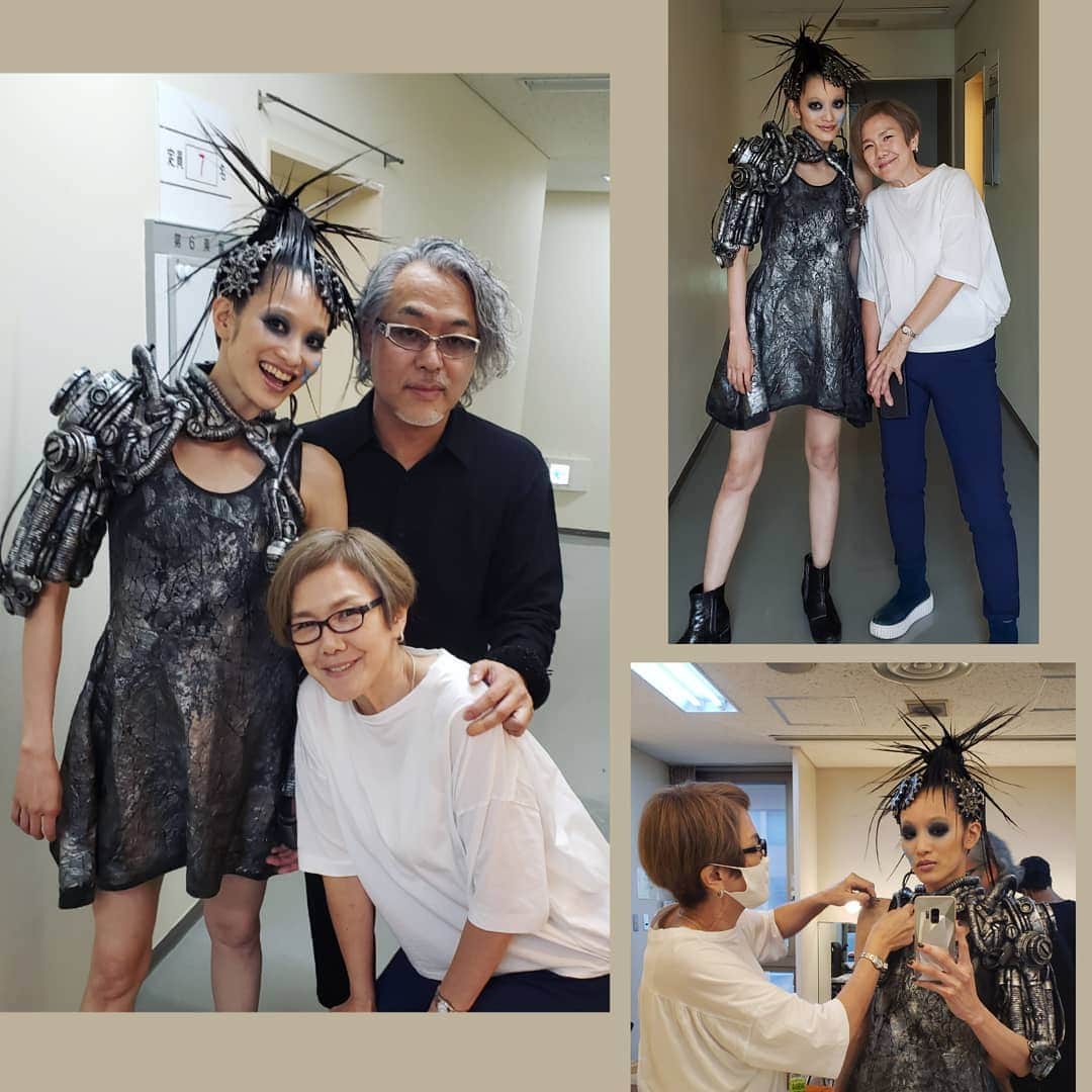 のインスタグラム：「💇💄👗👠 . . . I'm happy to see you again.  #チームヤマモト  #再会 #onthego #2020 #ho #hitomitakara」