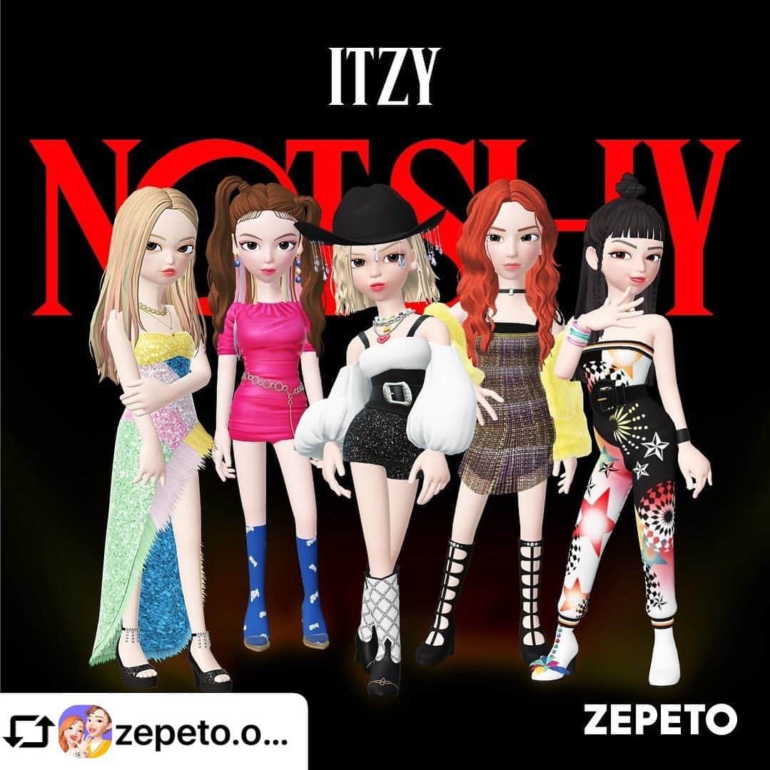 JYPエンターテインメントさんのインスタグラム写真 - (JYPエンターテインメントInstagram)「@zepeto.official   Hey MIDZY! The 2nd NOT SHY collection is now here! Complete your vivid ITZY look and show off your Midzyness 😘⠀ .⠀ NOT SHY 뮤비 의상 그 두번째! 비비드한 신상으로 나만의 ITZY룩을 완성해봐요~! 😘⠀ .⠀ [K-POP]ITZY×ZEPETO 第2弾!’NOT SHY’MVのビビットコーデが新登場〜! 😘⠀ .⠀ 《NOT SHY》MV同款服装第2波！用新品来完成自己独特的ITZY风穿搭吧！😘⠀ .⠀ #ZEPETO #ZEPETOITZY #ITZY #있지 #MIDZY #믿지 #NOTSHY」11月20日 18時11分 - jypentertainment