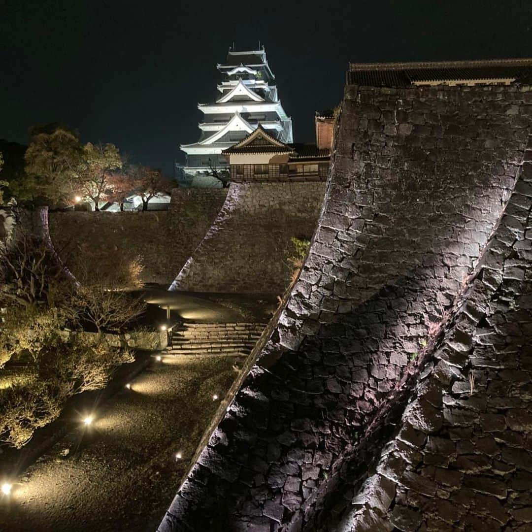 熊本城のインスタグラム：「熊本城夜間公開「城あかり」開催中です。  #kumamoto #japan #japantrip #instagood #instagram #kumamotocastle」