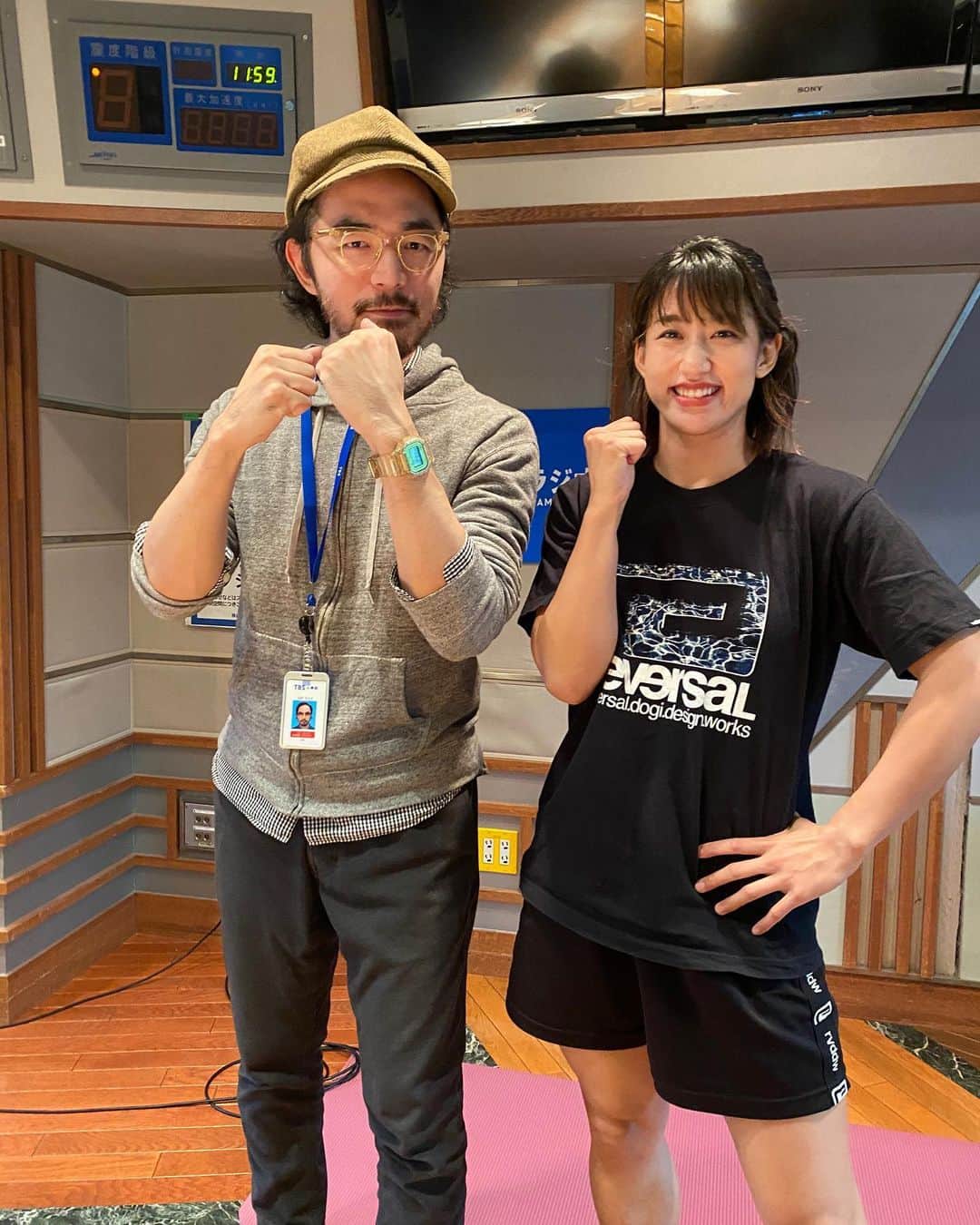 杉山しずかのインスタグラム：「with @miton_usui  @voicelog905954   #singersongwriter  #mma #baki #本当にありがとうございました」