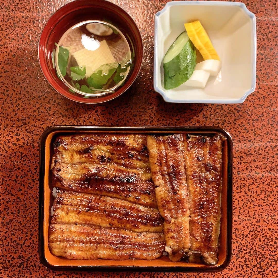 池内万作さんのインスタグラム写真 - (池内万作Instagram)「奥さんの誕生日ということで、今年は三島の桜屋へ。 しかもバースデーガールに鰻おごってもらっちゃったよ！ 超ラッキー✌🏻 あー美味しかった。 また来年も美味しい鰻が食べられますよう、健康で楽しくやっていきましょう〜！ #イケウチ家のグルメ旅 #うにゃに」11月20日 18時52分 - mandeshita