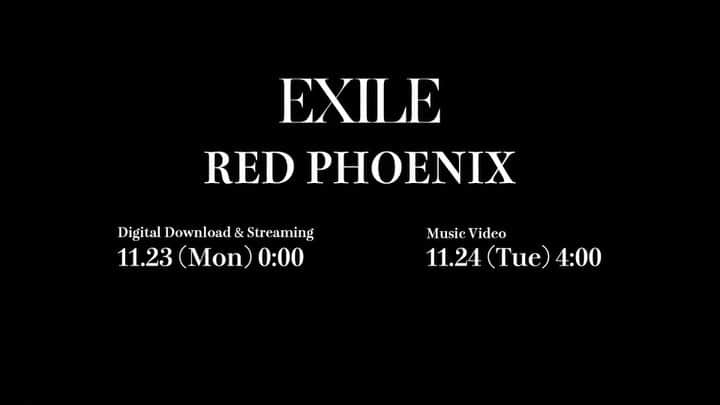 NESMITHのインスタグラム：「🔥🔥🔥🔥🔥🔥🔥🔥🔥🔥🔥🔥🔥🔥  【NEW EXILE WEEK】  NEW EXILE 始動!!  配信：11月23日(月) 0時スタート！ ミュージックビデオは11月24日(火) AM 4時 解禁!!  お楽しみに♪  #NEWEXILEWEEK #RISINGSUNTOTHEWORLD #RSTW #EXILE #REDPHOENIX #日本を元気に」