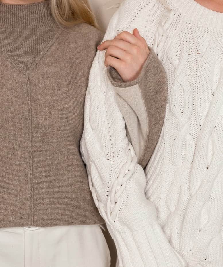 Club Monacoのインスタグラム：「Knits that pair well together and stand out on their own.」