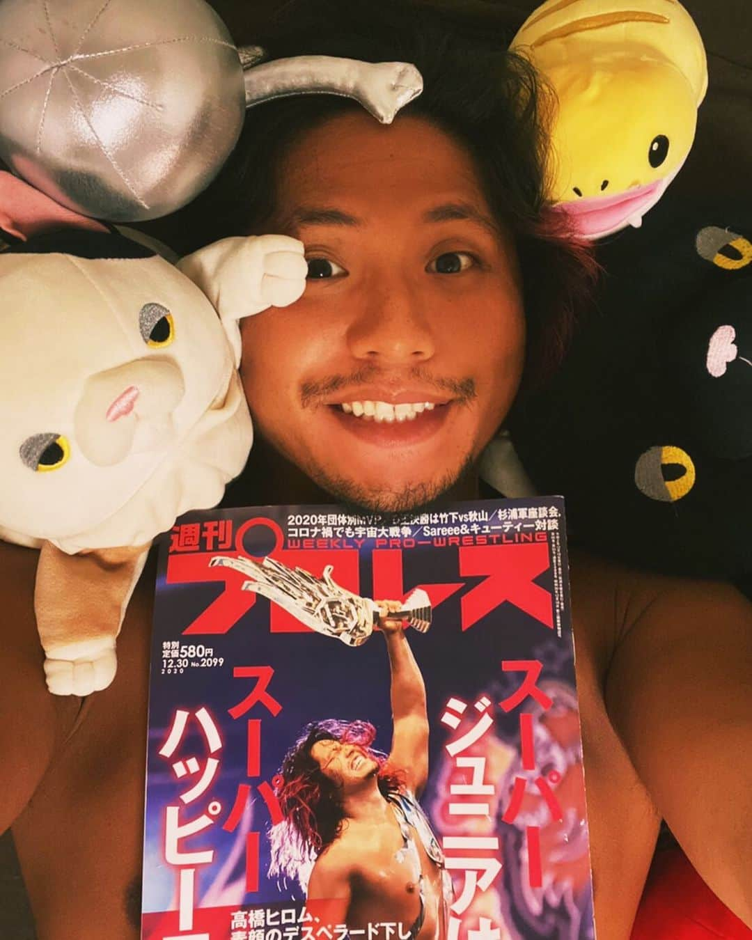 高橋ヒロムさんのインスタグラム写真 - (高橋ヒロムInstagram)「【WEEKLY PRO-WRESTLING now on sale!】  『ワールドプロレスリング』は、このあと25時〜！  #njwtl #njbosj #njpw #ワールドプロレスリング #週プロ」12月19日 23時30分 - timebomb1105