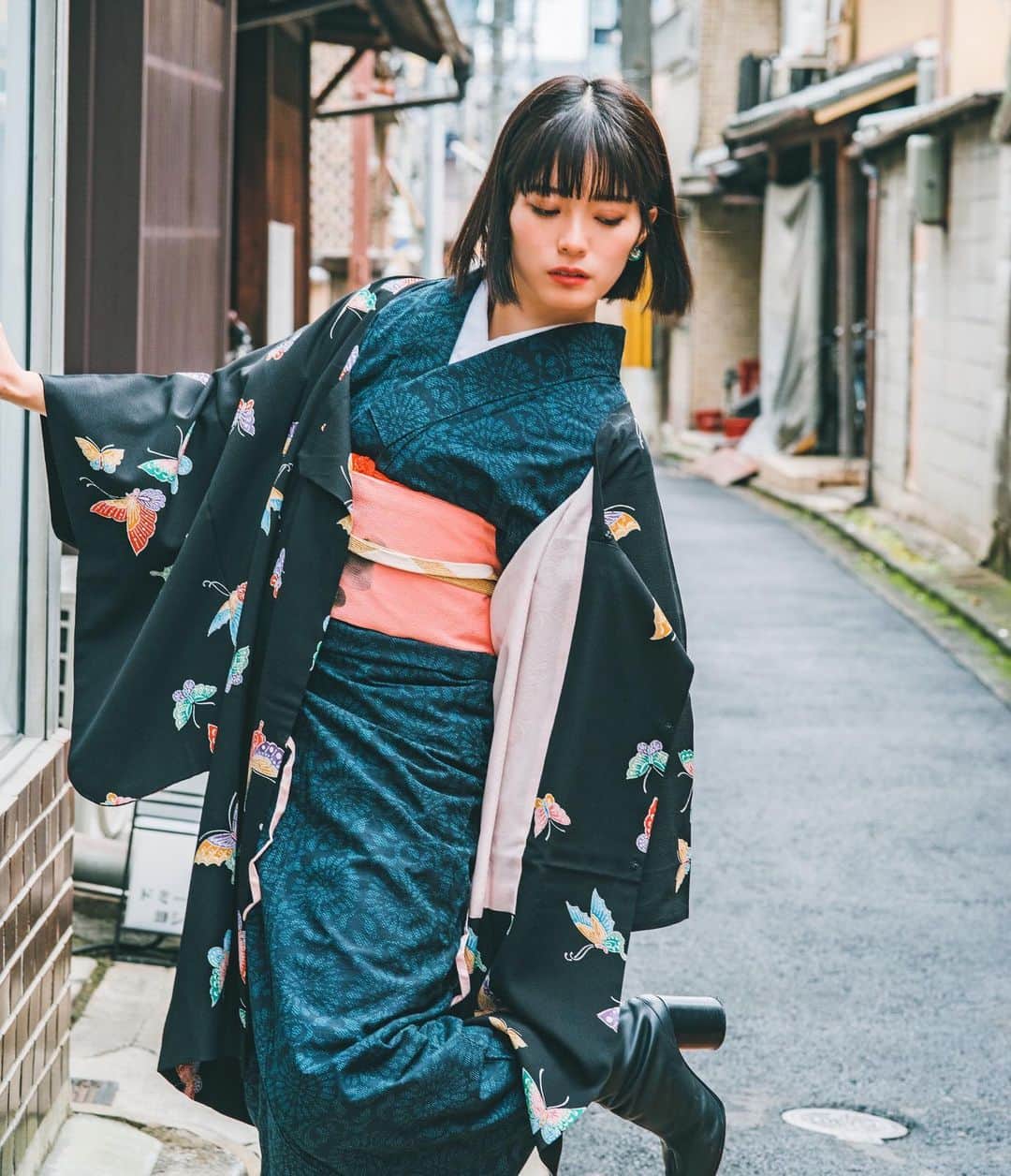 masayuki nittaのインスタグラム：「. また京都で写真を撮りたい👘」