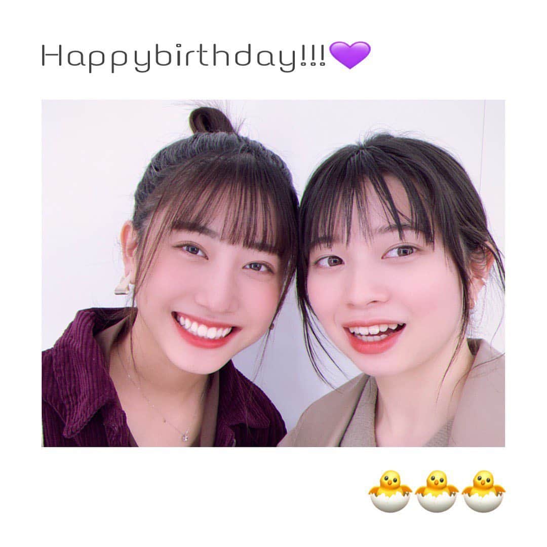喜多乃愛のインスタグラム：「⭐ Happy birthday to Hiyori♥ 18歳おめでとう^ ^ 優しさに溢れるこの笑顔が大好きです、、きゅん。。🤍 楽しい1年を過ごしてね。」