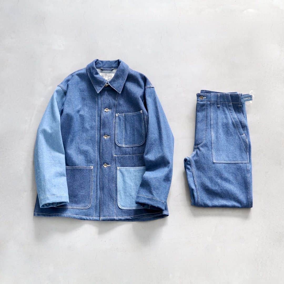 のインスタグラム：「［#10倍ポイント開催中！］ Engineered Garments WORKADAY / エンジニアード ガーメンツ ワーカーデイ "UTILITY JACKET COMBO - WASHED 12OZ DENIM" ¥31,900- "Fatigue Pant COMBO - WASHED 12OZ DENIM" ￥25,300- _ 〈online store / @digital_mountain〉 jacket→ https://www.digital-mountain.net/shopdetail/000000012680/ pants → https://www.digital-mountain.net/shopdetail/000000012864/ _ 【オンラインストア#DigitalMountain へのご注文】 *24時間受付 *15時までのご注文で即日発送 * 1万円以上ご購入で送料無料 tel：084-973-8204 _ We can send your order overseas. Accepted payment method is by PayPal or credit card only. (AMEX is not accepted)  Ordering procedure details can be found here. >>http://www.digital-mountain.net/html/page56.html  _ #NEPENTHES #EngineeredGarments #ネペンテス #エンジニアードガーメンツ _ 本店：#WonderMountain  blog>> http://wm.digital-mountain.info _ 〒720-0044  広島県福山市笠岡町4-18  JR 「#福山駅」より徒歩10分 #ワンダーマウンテン #japan #hiroshima #福山 #福山市 #尾道 #倉敷 #鞆の浦 近く _ 系列店：@hacbywondermountain _」