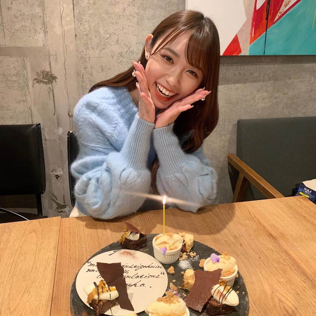 山本瑠香さんのインスタグラム写真 - (山本瑠香Instagram)「天満にあるフレンチレストラン🇫🇷🍽  一つ一つがオシャレで しかも美味しくて最高でした🍂💭  ◾︎生ハムと季節のフルーツ・リコッタチーズのサラダ ◾︎安納芋のマッシュルームのスープ ◾︎山形牛 ロティ　大葉のソース  ◾︎お祝いのデザートプレート  #大阪ランチ #大阪グルメ #天満グルメ #天満ランチ #梅田グルメ #フレンチ #onzoro #lunch #ケーキプレート」12月19日 16時40分 - mckg2020_no3