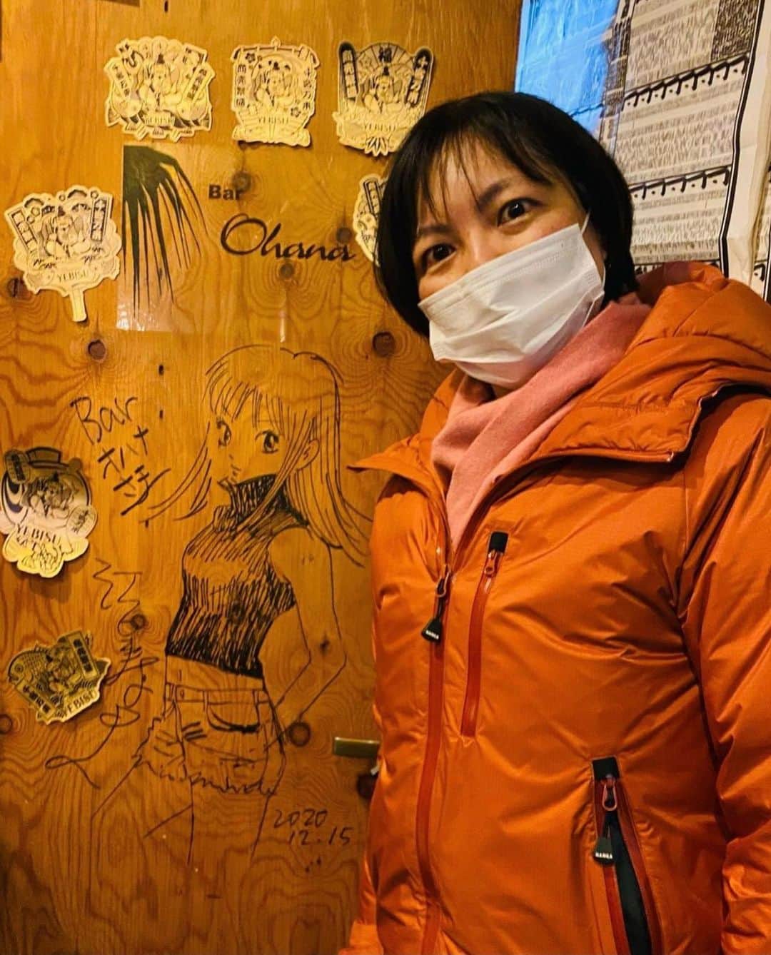 江口寿史さんのインスタグラム写真 - (江口寿史Instagram)「名所か！！(というか便所のドアです笑) ( @barohanakichijouji )」12月19日 16時57分 - egutihisasi
