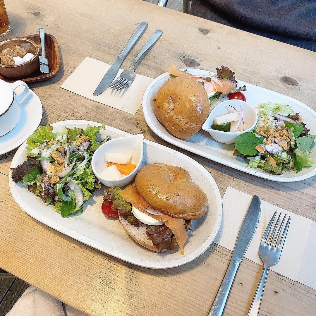 筒井愛実さんのインスタグラム写真 - (筒井愛実Instagram)「． @cafe.fouet 🫖 ． ベーグル久しぶりに食べたけど美味しかった🥯 ． #fouet #福島カフェ #福島ランチ」12月19日 17時34分 - manamin_158cm