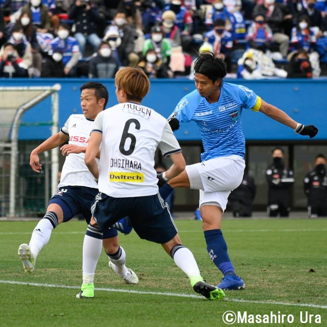 Goal Japanさんのインスタグラム写真 - (Goal JapanInstagram)「. ＼#横浜FC がダービーマッチを制す！🔥／ 大敗した前回の横浜ダービー雪辱を果たし、今季のラストゲームを見事な勝利で飾る！(Photo: Masahiro Ura) . 🇯🇵#明治安田生命J1リーグ 第34節 🆚横浜FC 3-1 横浜F・マリノス #志知孝明 (9分)、#田代真一 (16分)、#オナイウ阿道 (22分)、#瀬沼優司 (73分) . #soccer #football #jleague #J1 #yokohamafc #goaljleague #サッカー #フットボール #Jリーグ #明治安田生命Jリーグ #⚽」12月19日 17時40分 - goaljapan