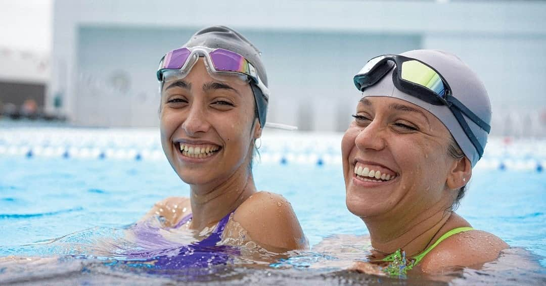 スピードさんのインスタグラム写真 - (スピードInstagram)「Swim friends are the best friends 💜  Tag your fave swim buddy below!  #TeamSpeedo #Speedo #Swimming」12月19日 19時00分 - speedo