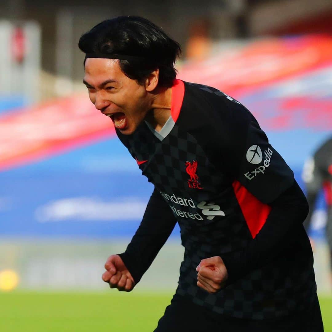 のインスタグラム：「. プレミアリーグ初ゴール！  📷Getty Images . #初ゴール #ゴール #リヴァプール #LFC #liverpool #ynwa  #南野拓実 #takumiminamino  #プレミアリーグ #premierleague  #サッカー #Football #サッカーキング #⚽️」
