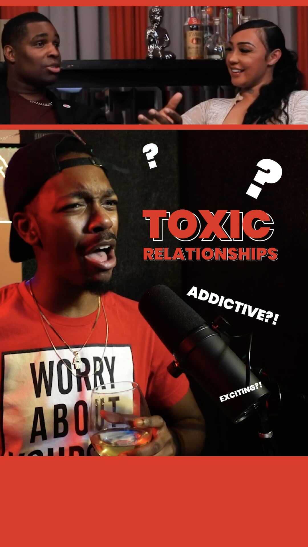 Reggie COUZのインスタグラム：「Let me know your thoughts in the comments below. Do YOU think toxic relationships are addictive & exciting?!  Find the original video @8atthetable here: https://www.instagram.com/p/CHtfyIRF0DC/  Don't forget to follow me on Instagram @reggiecouz     And big shout out to @Wetheculture for selecting me as a #wetheculture creator!」