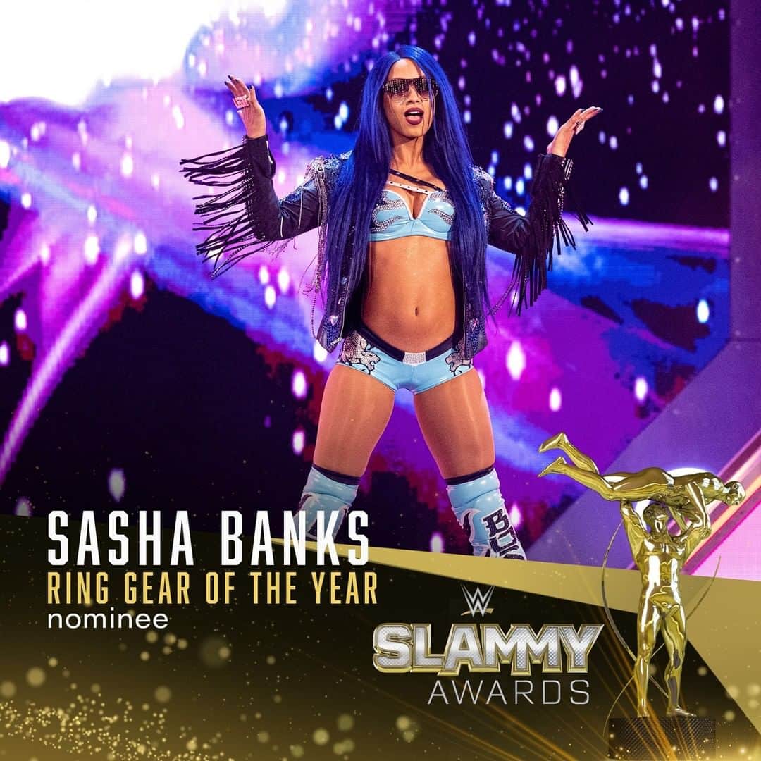 WWEさんのインスタグラム写真 - (WWEInstagram)「🤩 BEST RING GEAR OF THE YEAR 🤩 Swipe ➡️ to see the nominees and find out who takes home the #SLAMMY on Dec. 23!」12月16日 3時00分 - wwe