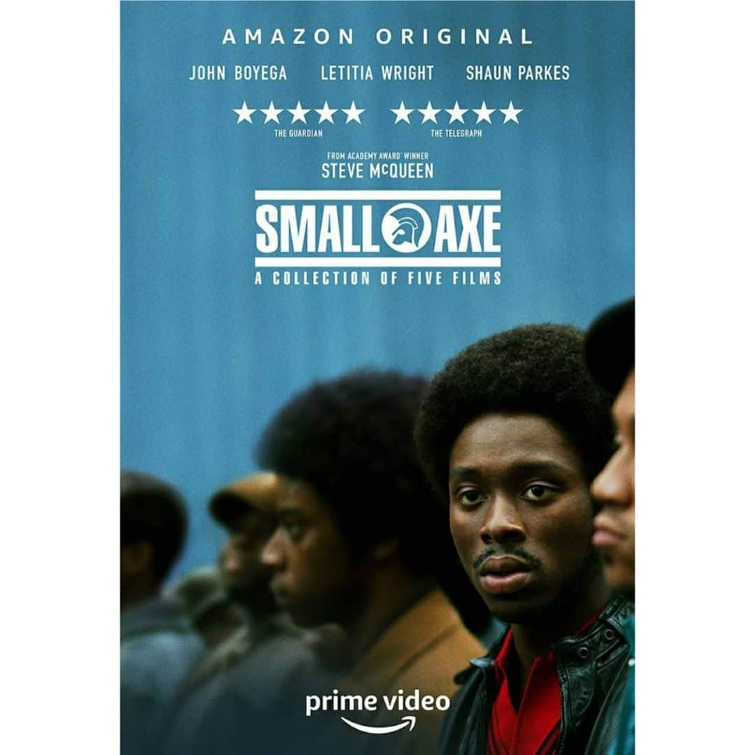 Ana Sofia Martinsのインスタグラム：「SMALL AXE- A collection of five films by Steve McQueen 🖤🖤🖤🖤🖤 Brilhante! @smallaxeseries @hboportugal」