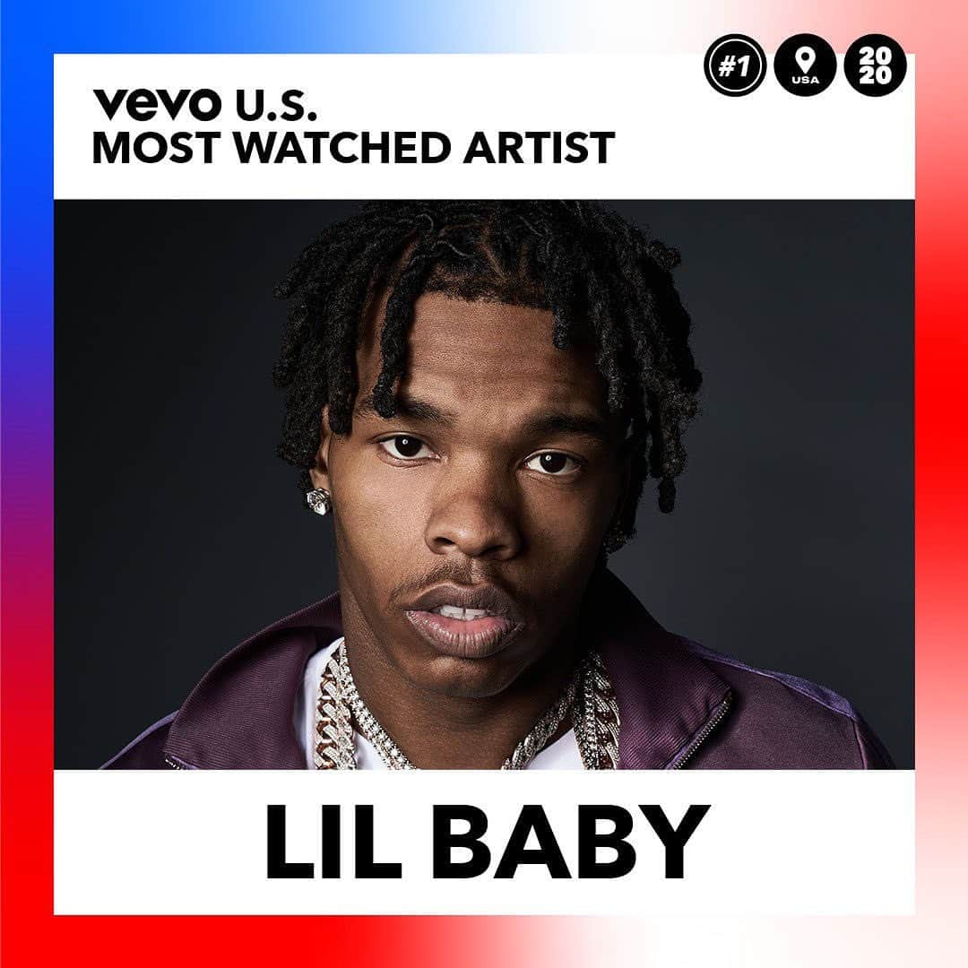 Vevoさんのインスタグラム写真 - (VevoInstagram)「These heavy hitters caught your eyes this year 👀 @lilbaby_1 claims the top spot in the U.S. and the whole list brought their best in 2020 📹   #LilBaby #Future #ChrisBrown」12月16日 2時02分 - vevo