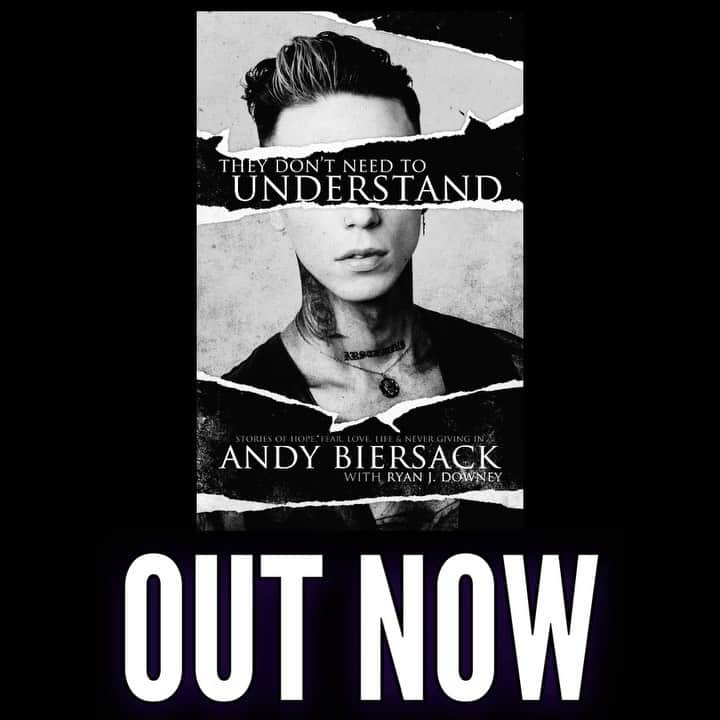 アンディー・ビアーザックのインスタグラム：「My book “They Don’t Need to Understand” is available now in physical and digital format worldwide wherever books are sold! We have sold of the first round of books on several sites already but books are being restocked and are available directly from the @rarebirdlit website as well as all ebook sellers! Thank you so much for your support and excitement for this book! @superherohq and I can’t wait for you guys to read it! Links in bio 🖤」