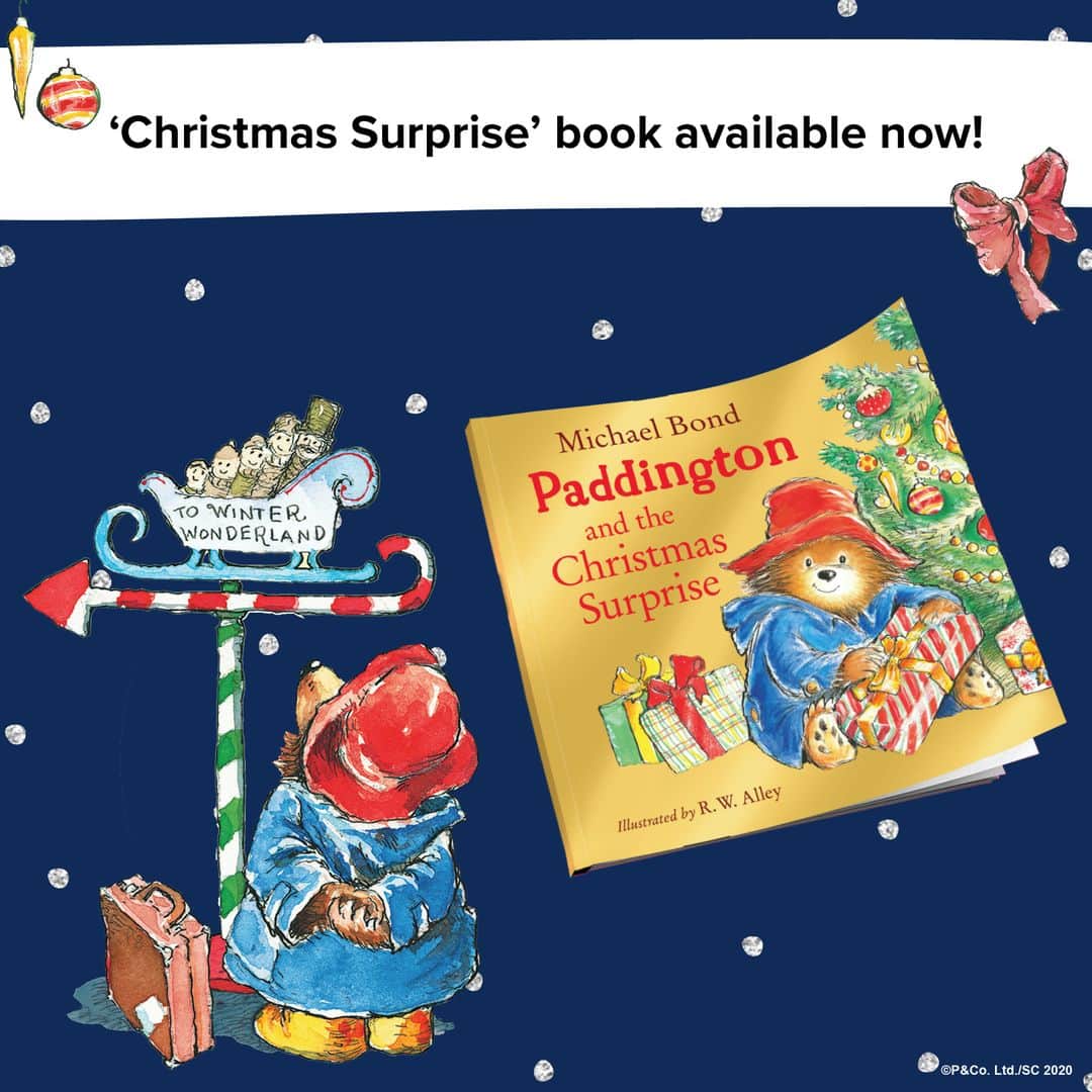 Paddington Bearさんのインスタグラム写真 - (Paddington BearInstagram)「🎄 A few years ago the Browns took Paddington to the Christmas grotto and their journey was full of unexpected surprises! 🎄⁣ ⁣ Find out all about his adventure in the Harper Collins 'Christmas Surprise' picture book.⁣ ⁣ Available on the Paddington Store - link in bio」12月16日 2時27分 - paddingtonbear
