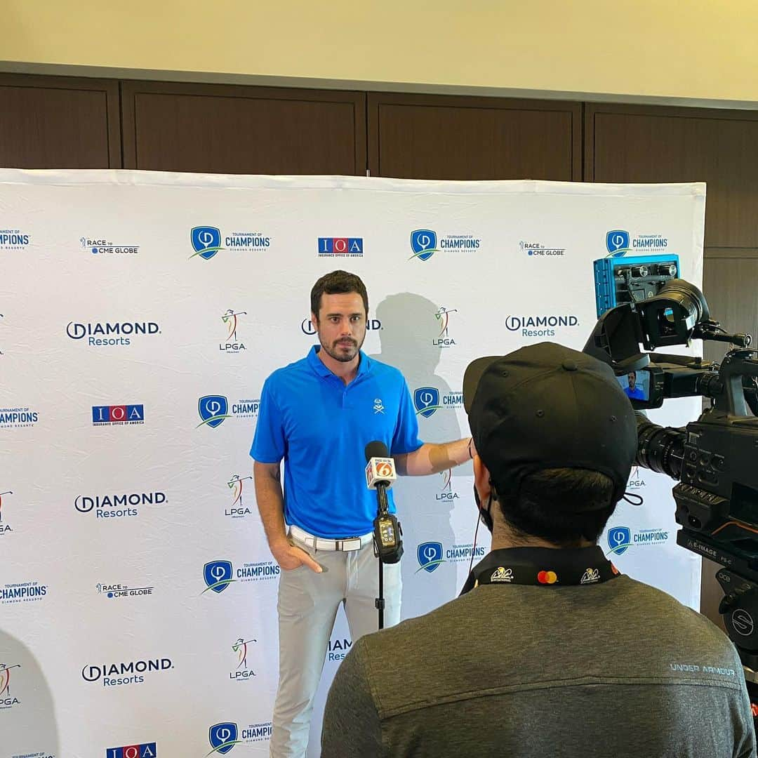 ベン・ヒギンズさんのインスタグラム写真 - (ベン・ヒギンズInstagram)「Great day for media day! Looking forward to playing at #DiamondLPGA in January with @TheVacationDR and @diamondresorts」12月16日 2時30分 - higgins.ben