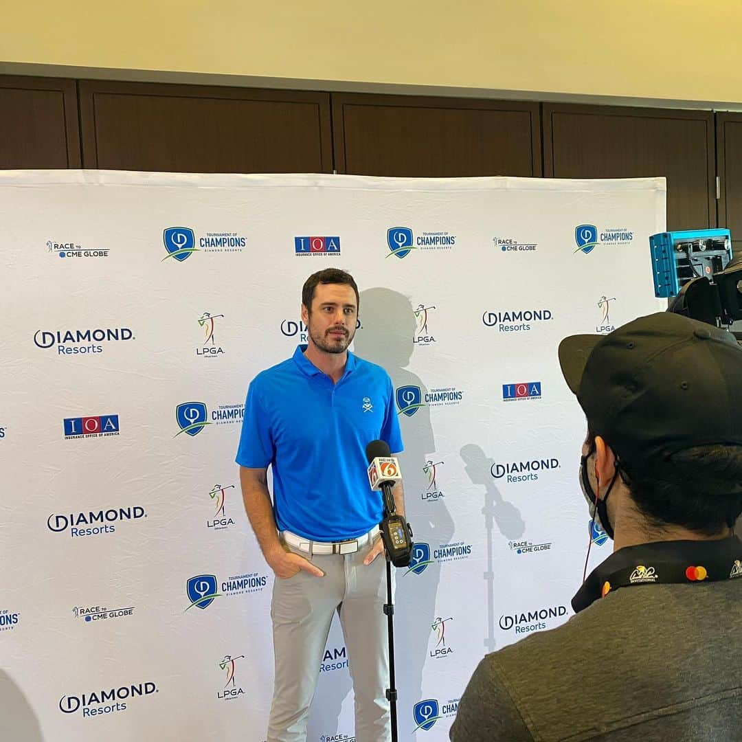 ベン・ヒギンズさんのインスタグラム写真 - (ベン・ヒギンズInstagram)「Great day for media day! Looking forward to playing at #DiamondLPGA in January with @TheVacationDR and @diamondresorts」12月16日 2時30分 - higgins.ben