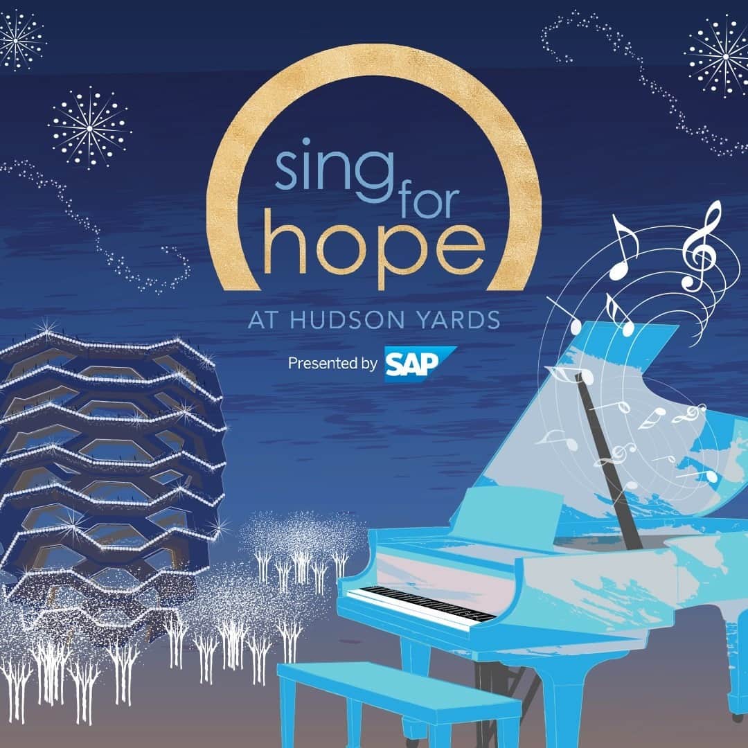 SAPのインスタグラム：「To celebrate the holiday season, SAP is teaming up with @hudsonyards and @singforhope to share performances by musicians from Broadway and The Julliard School. Details: http://sap.to/6172HPv5C」