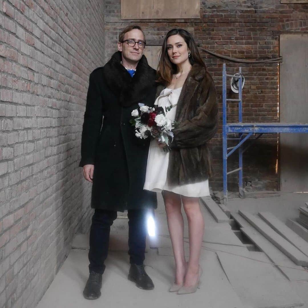 メーガン・ブーンのインスタグラム：「Happy 3rd Anniversary to this beloved fellow- both in the picture and taking it, immortalizing us inside our project. What’s next?!」