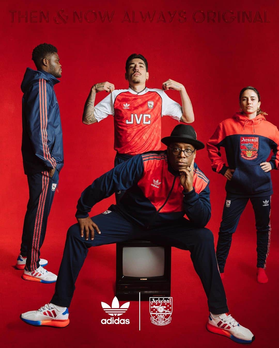 adidas Originalsのインスタグラム：「Highbury to the Emirates, a timeless classic. The @arsenal x @adidasoriginals 1990 limited collection.  Available now through adidas.com, official club stores, and select retailers.」