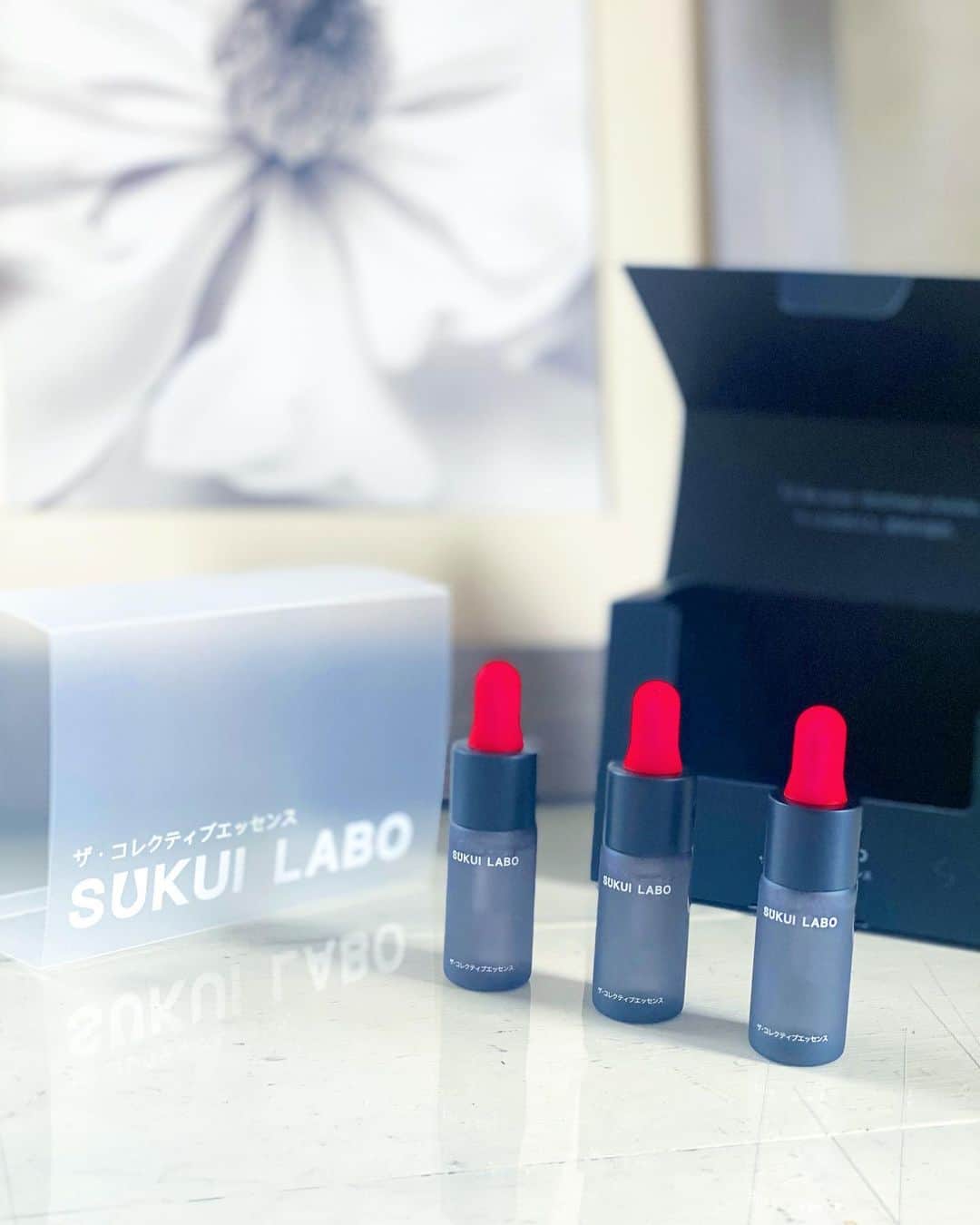 のインスタグラム：「#SUKUILABO でスペシャルケア🌱🌼 @sukuilabo ㅤㅤㅤㅤㅤㅤㅤㅤㅤ お肌にやさしくて肌荒れを防いで皮脂バランスを整えしっかり潤いを与えてくれるスペシャル美容液なの😍💕 ㅤㅤㅤㅤㅤㅤㅤㅤㅤ ㅤㅤㅤㅤㅤㅤㅤㅤㅤ 💙スクイラボ / SUKUI LABO 💙 《美容液》ザ・コレクティブエッセンス 10ml 3本入り　　¥3,250 http://www.sukuilabo.com/products/sukuilabo/ ㅤㅤㅤㅤㅤㅤㅤㅤㅤ  使い方もカンタン🙆🏻‍♀️✨✨ 朝と寝る前に化粧水でお肌を塗った後にスポイトで適量を手にとり、顔全体にやさしくなじませるだけ🥰❤️ ㅤㅤㅤㅤㅤㅤㅤㅤㅤ しっかり保湿もできるのでこの時期も安心❣️ ㅤㅤㅤㅤㅤㅤㅤㅤㅤ SUKUI LABOのビジョンは21日で 肌トラブルの改善を目指すということ💡﻿ ㅤㅤㅤㅤㅤㅤㅤㅤㅤ マスク付けによる肌荒れを改善し、 敏感肌にもやさしいのでおすすめだよっ😉✨ ㅤㅤㅤㅤㅤㅤㅤㅤㅤ ㅤㅤㅤㅤㅤㅤㅤㅤㅤ ㅤㅤㅤㅤㅤㅤㅤㅤㅤ  ㅤㅤㅤㅤㅤㅤㅤㅤㅤ ㅤㅤㅤㅤㅤㅤㅤㅤㅤ ㅤㅤㅤㅤㅤㅤㅤㅤㅤ  ㅤㅤㅤㅤㅤㅤㅤㅤㅤ ㅤㅤㅤㅤㅤㅤㅤㅤㅤ ㅤㅤㅤㅤㅤㅤㅤㅤㅤ  #SUKUILABO #スクイラボ #PR #スキンケア #美容好きな人と繋がりたい #美容day 保湿 #保湿ケア #美肌ケア #美容 #美肌 #コスメ #コスメ好きさんと繋がりたい#美容day #뷰스타그램 #skincare #beauty #스킨케어 #自分磨き #インスタグラマー #インフルエンサー」