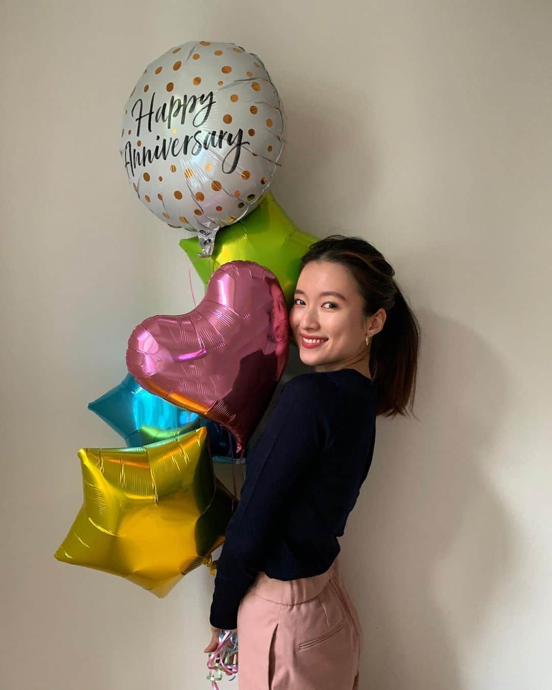 吉竹美聡さんのインスタグラム写真 吉竹美聡instagram おうちに可愛い風船をありがとう 今日は一日中クリスマスイベントの リハーサルでした イベント当日が楽しみ 12月15日 18時59分 Misatoy