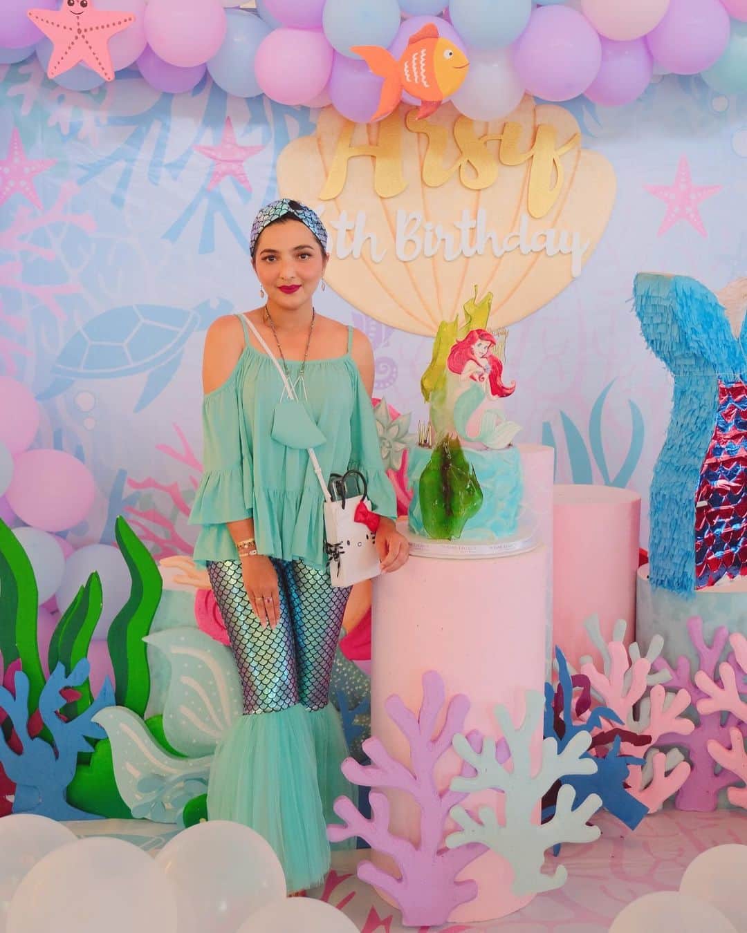 Ashantyさんのインスタグラム写真 - (AshantyInstagram)「Mother of the Mermaid😍 Arsy Mermaid bday party❤️ Pict by @astinaphotography and @andriwillianto」12月15日 19時21分 - ashanty_ash