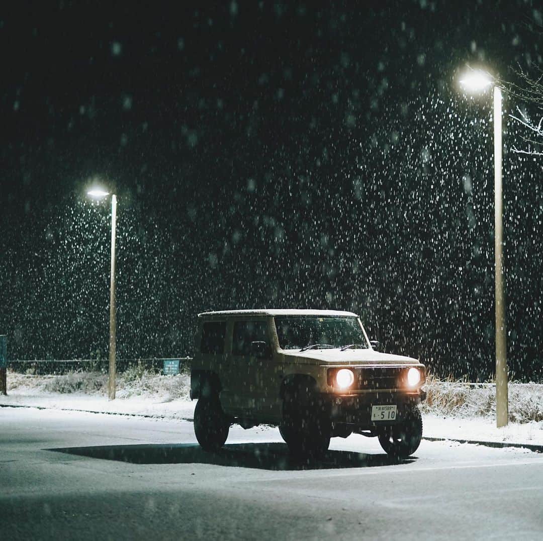 Takafumi Gotoのインスタグラム：「Snowy night」