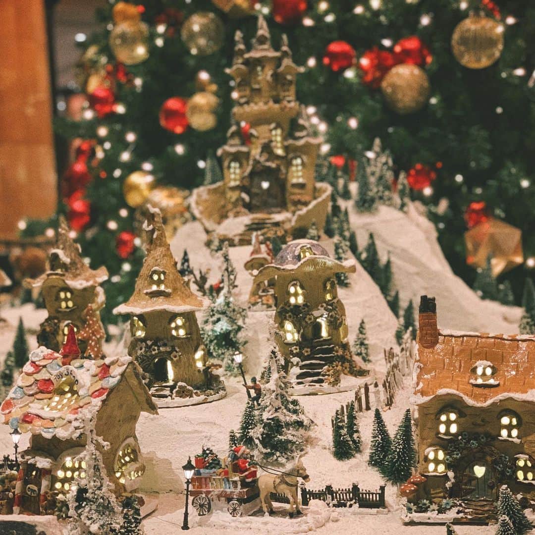 並木万里菜さんのインスタグラム写真 - (並木万里菜Instagram)「今年は家にツリーを飾ってないけど街中でクリスマスの装飾を見ると 面倒くさがらずに飾れば良かったなあと思っちゃいました🥸  　　　 #クリスマスカラー#飾りつけ #心が温まります #ツリーを囲う #ミニチュアの世界  #とても可愛いです  #christmasdecor #christmastime #illmination」12月15日 21時29分 - marina_namiki