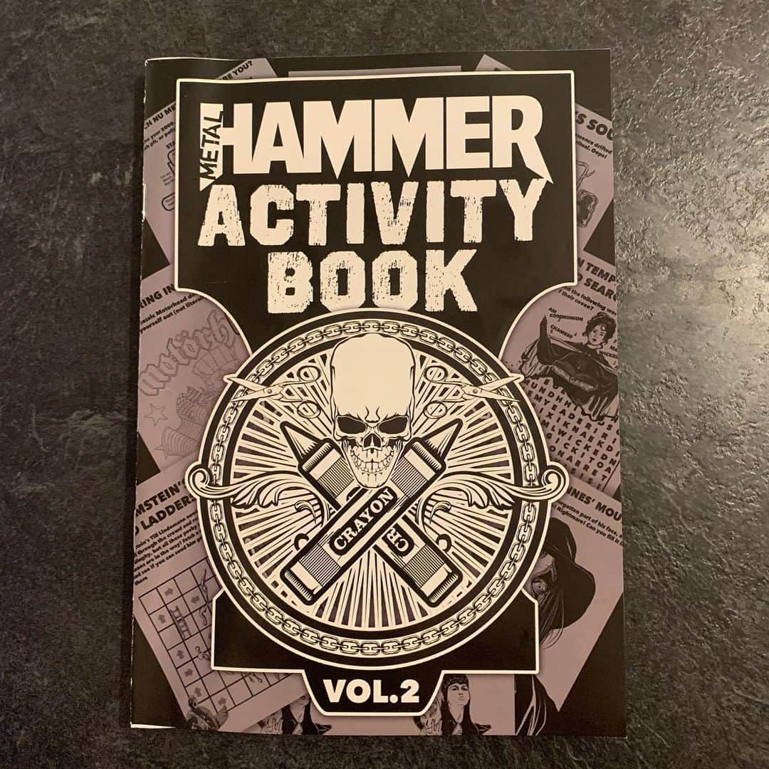 METAL HAMMERさんのインスタグラム写真 - (METAL HAMMERInstagram)「Check out some of the stuff in the Metal Hammer Activity Book you can ONLY get with our brand new issue, out now! Head to tinyurl.com/FindHammer to find your nearest shop stocking us! #Metal #HeavyMetal #Ghost #GhostBand #Babymetal #JudasPriest #ParkwayDrive #TwinTemple #Motorhead」12月15日 21時33分 - metalhammeruk