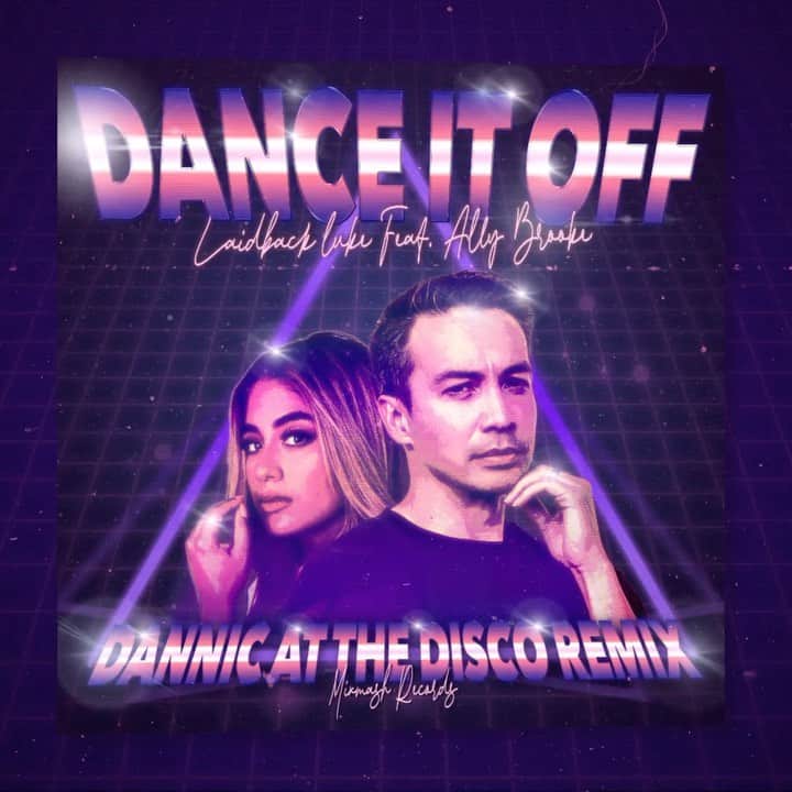 Dannicのインスタグラム：「Brand new remix for @laidbackluke & @allybrooke! Went a little disco for this one 😎 Out dec 18th @mixmashrecords」