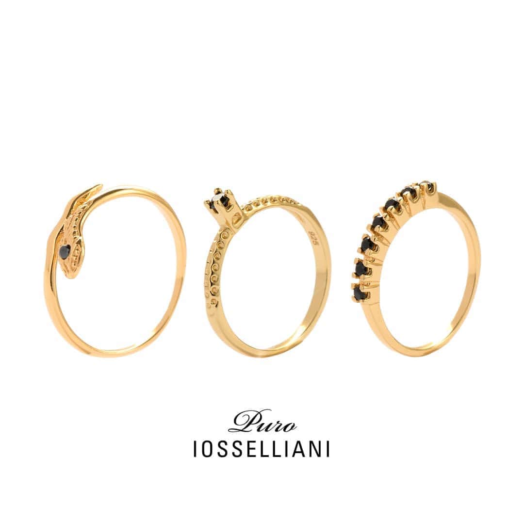 イオッセリアーニさんのインスタグラム写真 - (イオッセリアーニInstagram)「PUROIOSSELLIANI. Set of 3 gold plated silver rings  #IOSSELLIANI #PUROIOSSELLIANI #PURO #iossellianicollections #stackring #silver #ringset #ring」12月15日 22時16分 - iosselliani