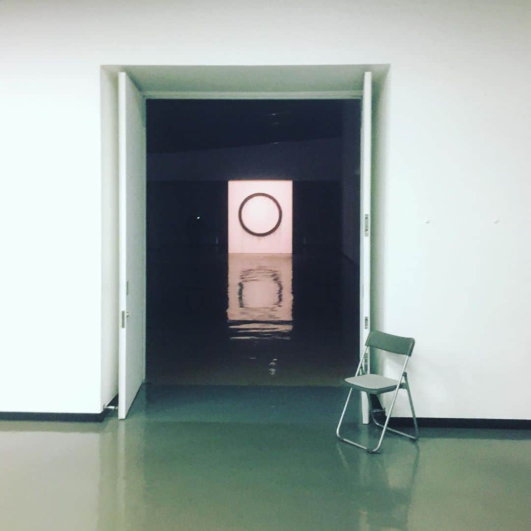大鋸一正のインスタグラム：「「大山エンリコイサム展　夜光雲」作品はとてもよかった。」