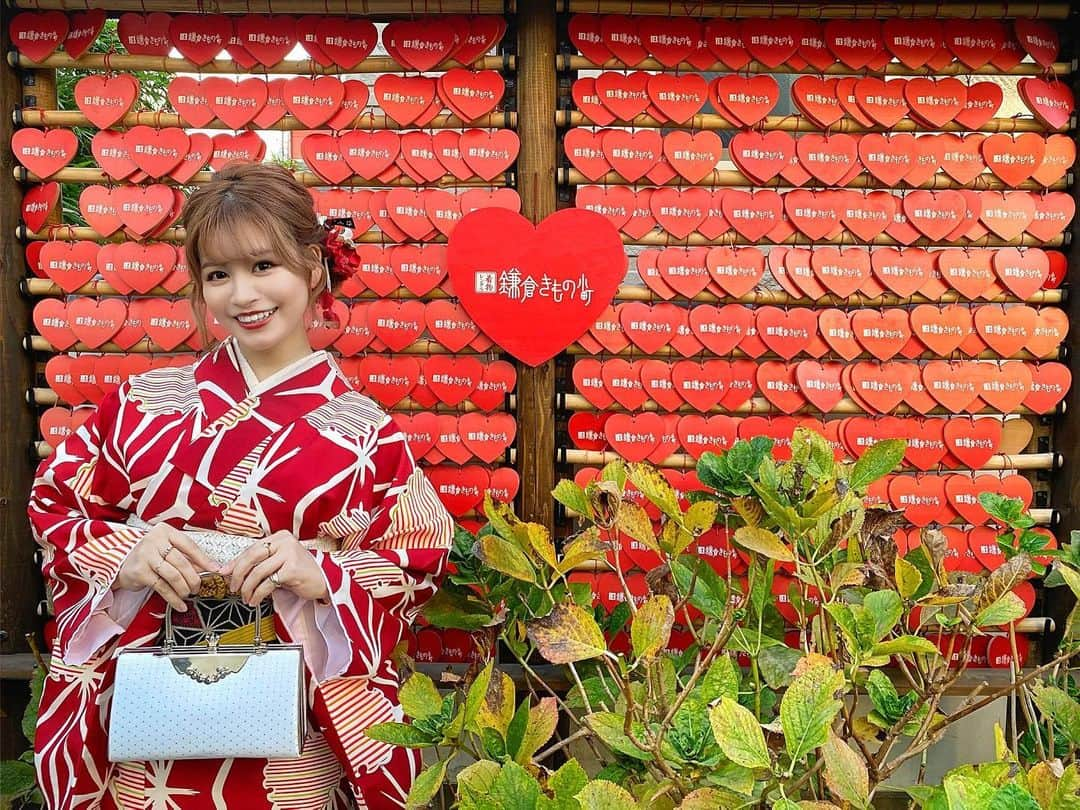 のインスタグラム：「❤ @kamakura_kimono_komachi  #鎌倉きもの小町 #鎌倉きものレンタル」