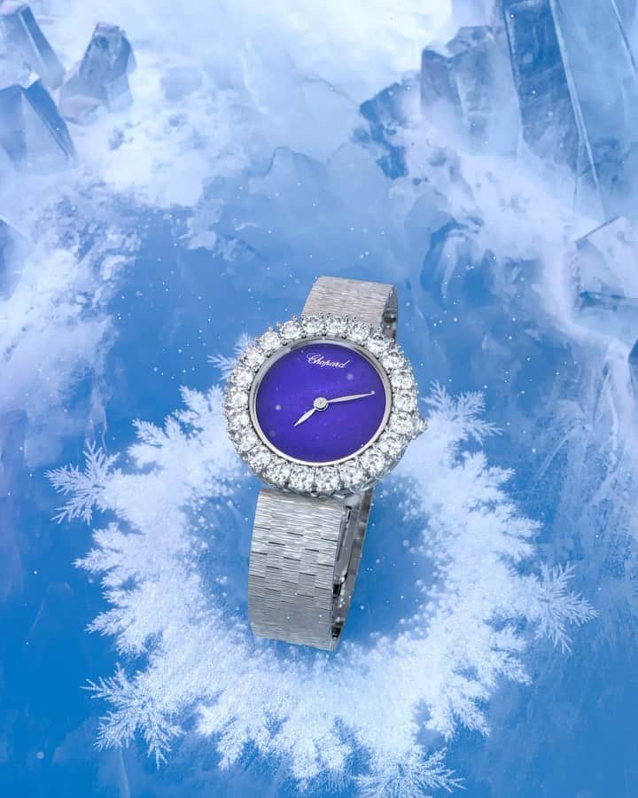 のインスタグラム：「L'Heure du Diamant, an ethereal manifestation of winter's wonders. #ChopardGift #ChopardLHeureDuDiamant」