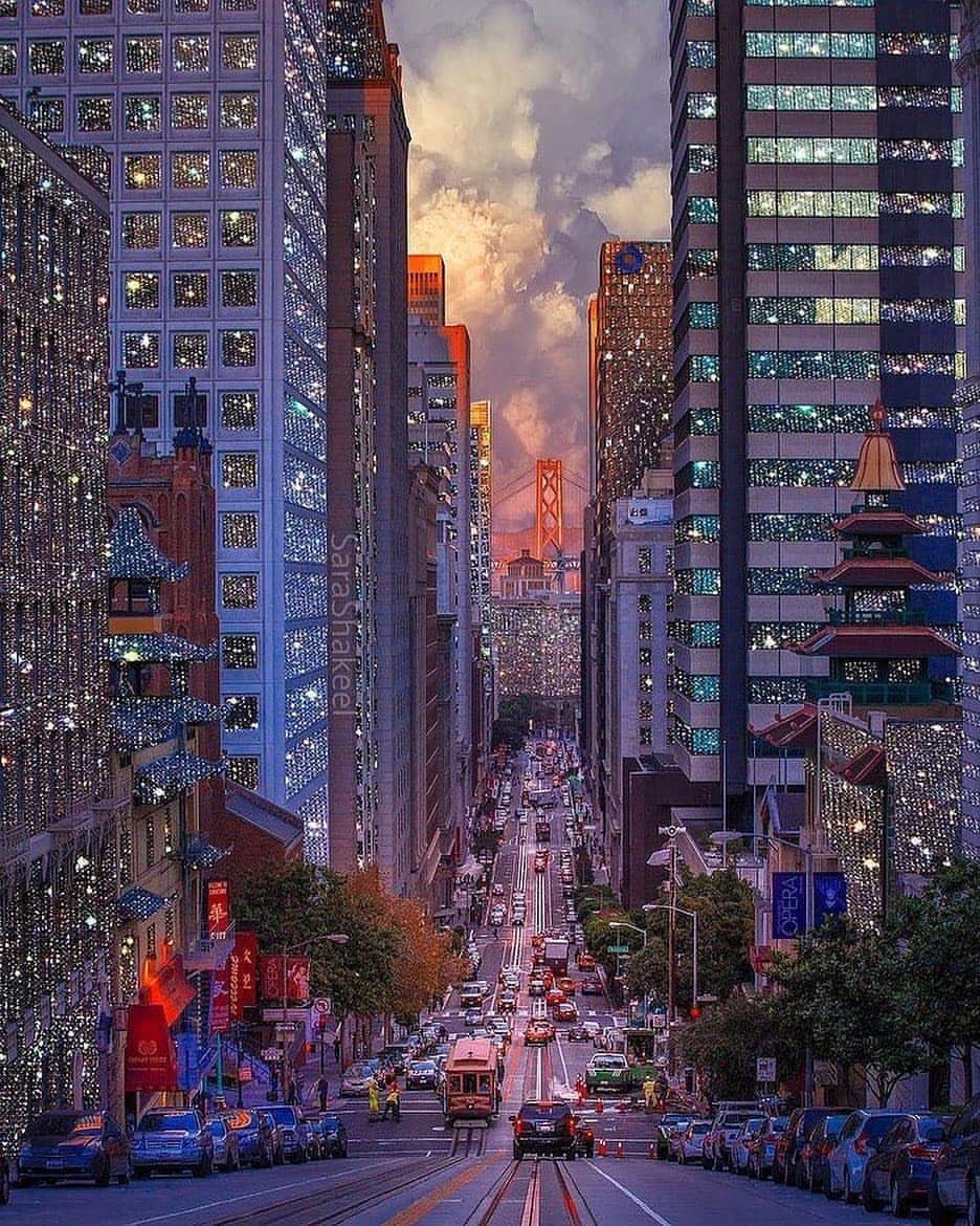 Padgramさんのインスタグラム写真 - (PadgramInstagram)「Dreamy streets 😍 San Francisco, California, United States. Photo by @sarashakeel  #pgdaily #pgstar #pgcounty #sanfrancisco #planetgo #planet #planetearth #amazing #awesome #city」12月15日 23時48分 - planet.go