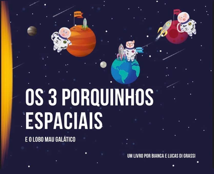 ルーカス・ディ・グラッシさんのインスタグラム写真 - (ルーカス・ディ・グラッシInstagram)「Primeiro projeto em família 😍 Incentivar meu filho de 2.5 anos à ciência e astronomia. Reescrevemos a história dos 3 porquinhos com base nas últimas propostas da @Nasa e tecnologia da @spacex. 100% feito por nós com ilustrações da Bi @sw7design - está disponível na versão impressa para presente de Natal. Entregue na sua casa. Mande DM. @thethreelittlespacepigs」12月16日 1時10分 - lucasdigrassi