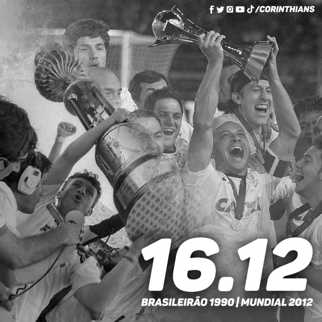 コリンチャンスさんのインスタグラム写真 - (コリンチャンスInstagram)「Hoje é um dos dias mais importantes da nossa história, Fiel! Dia que comemoramos nosso primeiro @brasileirao e o nosso segundo Mundial FIFA! Parabéns para nós! 🙏🏿⠀ ⠀ AQUI É CORINTHIANS, SEMPRE! 🖤⠀ ⠀ #OClubeMaisBrasileiro⠀ #VaiCorinthians⠀ #BiMundial8anos⠀ #30AnosDoBrasileirão1990」12月16日 12時01分 - corinthians