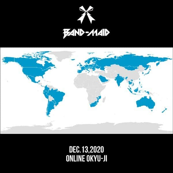 BAND-MAIDさんのインスタグラム写真 - (BAND-MAIDInstagram)「BAND-MAID ONLINE OKYU-JI (Dec. 13, 2020) It was viewed from 66 countries around the world. Archived tickets are on sale now! https://bandmaid.tokyo/contents/376042 #bandmaid」12月16日 12時04分 - bandmaid.jp