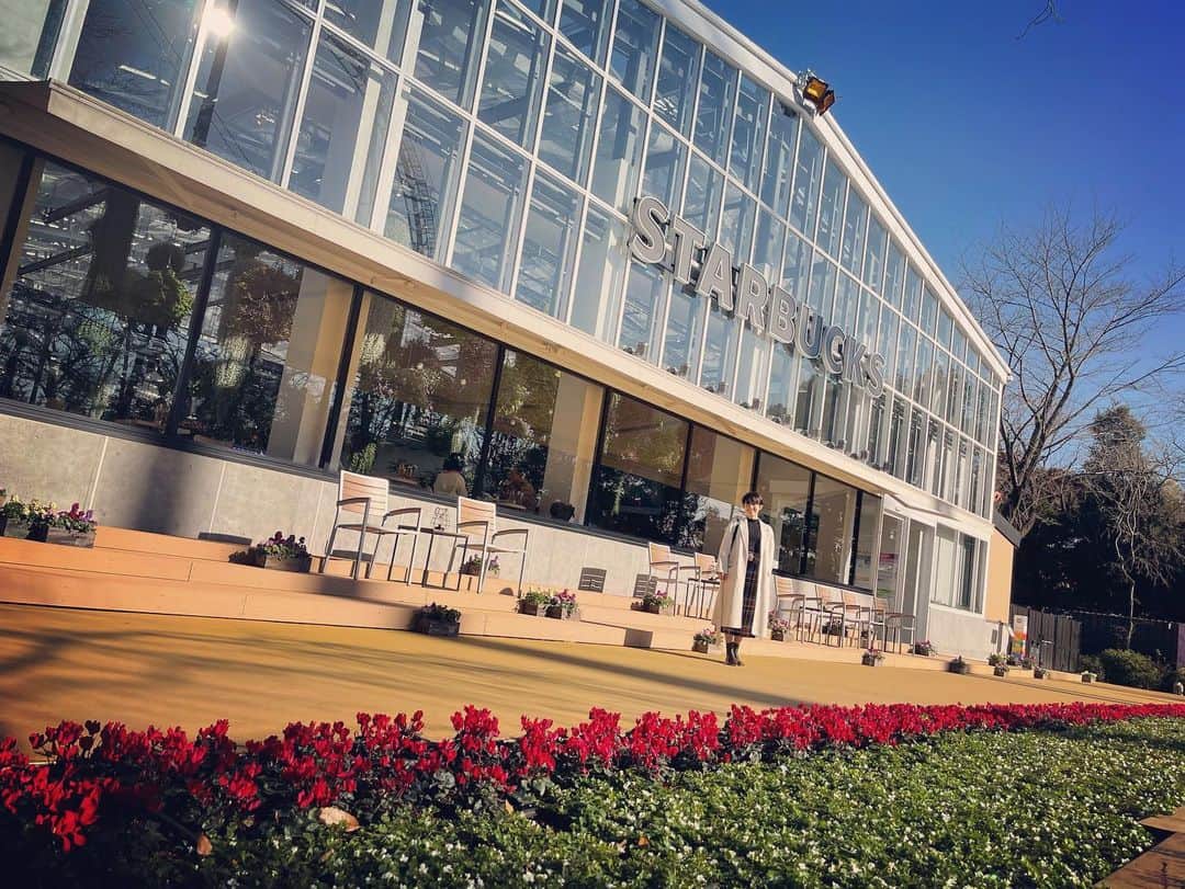 片山陽加さんのインスタグラム写真 - (片山陽加Instagram)「よみうりランド隣にある施設 HANABIYORIのスタバへ😊  緑とお花と魚たちに囲まれて 最高のtea time☕️  #hanabiyori  #スタバ #癒しの空間」12月16日 12時15分 - haachandyoo