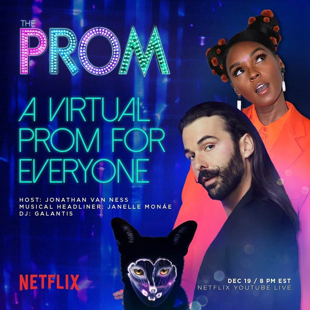 ギャランティスさんのインスタグラム写真 - (ギャランティスInstagram)「Gonna dust off the really fancy Seafox jacket to play @Netflix The Prom: Tonight Belongs to You! this Saturday (December 19) at 8PM EST on Netflix YouTube Live. 🎉 Post a video of yourself dancing to your favorite Galantis song using #TheProm and maybe you’ll see yourself up on screen💃🕺」12月16日 3時30分 - wearegalantis