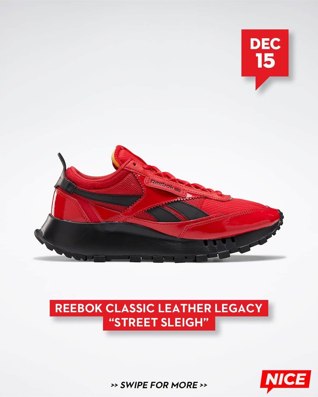 Nice Kicksさんのインスタグラム写真 - (Nice KicksInstagram)「LINK IN BIO // Reebok unveiled its moto-inspired “Street Sleigh” collection today. ⛽️  In the early 2000s, Reebok and Iverson helped introduced motorsports to the streets with the racing-inspired Answer IV and I3 Apparel Range.  Today, bike life has become an important subculture in many cities and to celebrate this important subculture, Reebok has put together a footwear + apparel collection and photo series documenting riders from Atlanta and their thriving bike life city.」12月16日 3時44分 - nicekicks