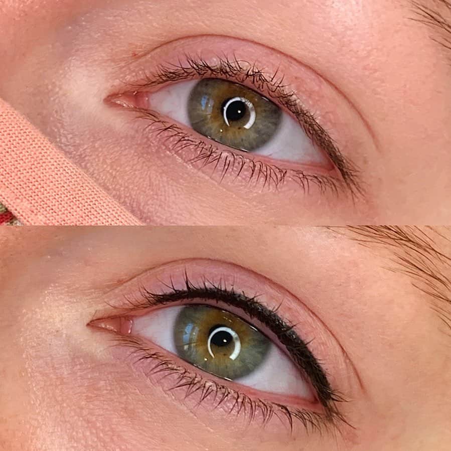 Haley Wightさんのインスタグラム写真 - (Haley WightInstagram)「✨Lash Enhancement ✨  This is a semi permanent tattoo just between the lash line, it’s subtle but makes a huge difference! Lasts between 2-3 years 🤍 Interested in getting your lash line done by me? Call the studio to book! (971)337-5401 . . #microblading #cosmetictattoo #brows #eyebrows #portland #oregon #microbladedeyebrows #microbladed #meraki #ombrebrows #microblade #portlandmicroblade #portlandmicroblading #oregonmicroblade #oregonmicroblading」12月16日 4時18分 - cosmobyhaley